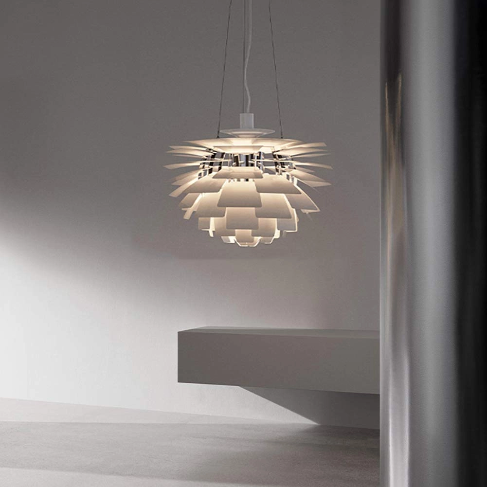 Creativity Personality Chandelier - E27 1-Light Outer white inner chrome 38*40cm