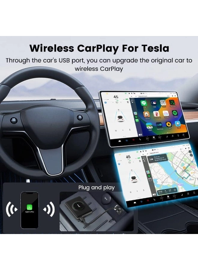Wireless Carplay Adapter - Plug & Play 5G for iPhone