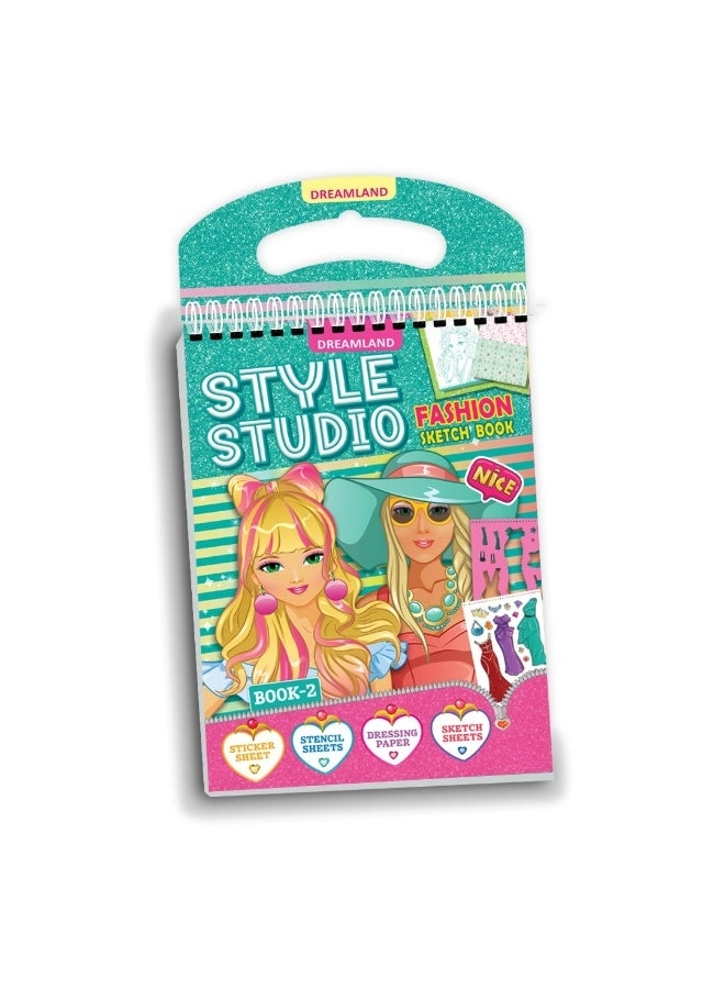 Style Studio Fashion Sketch Book (Book 2)
