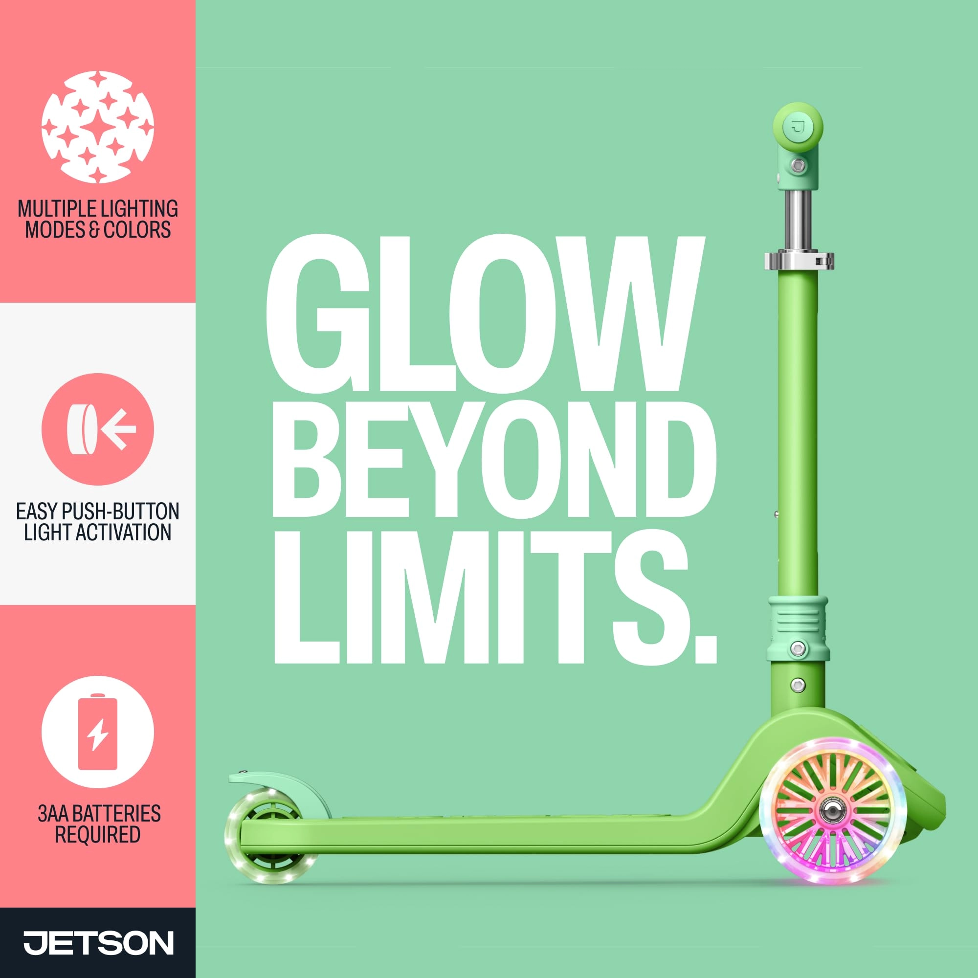 Jupiter Mini - 3-Wheel Foldable LED