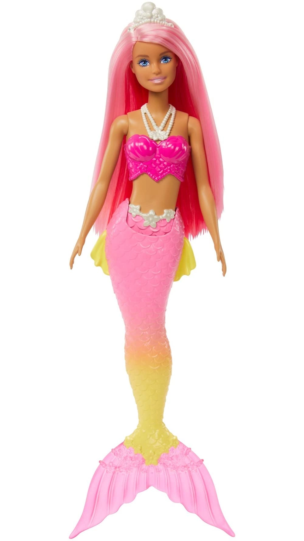 Barbie Dreamtopia Mermaid Doll - Curvy Pink Hair Ages 3+