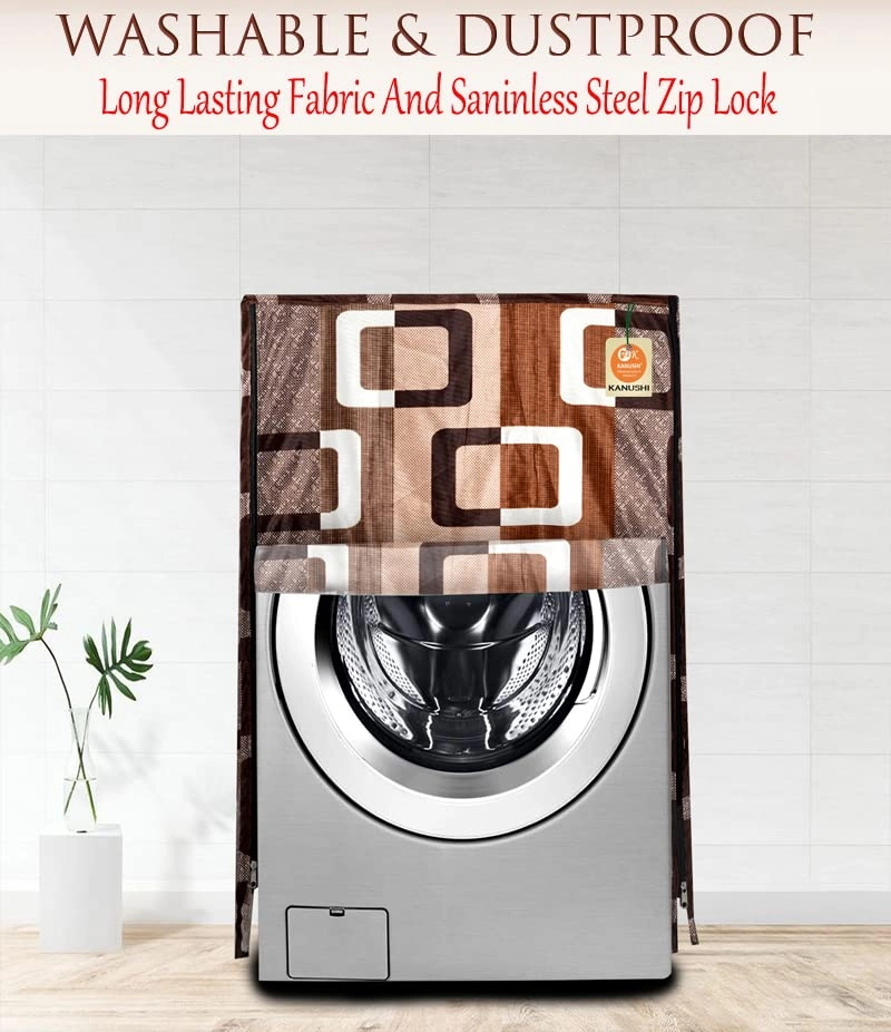 Front Load Washing Machine Cover - Washable Dustproof 23x23x33