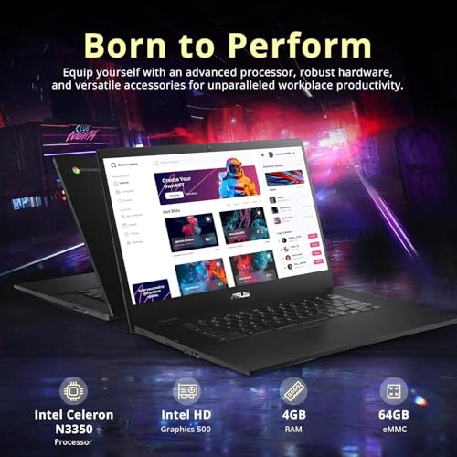 CX1500 Chromebook - 15.6'' Celeron N3350 4GB DDR4 192GB SSD Bundle