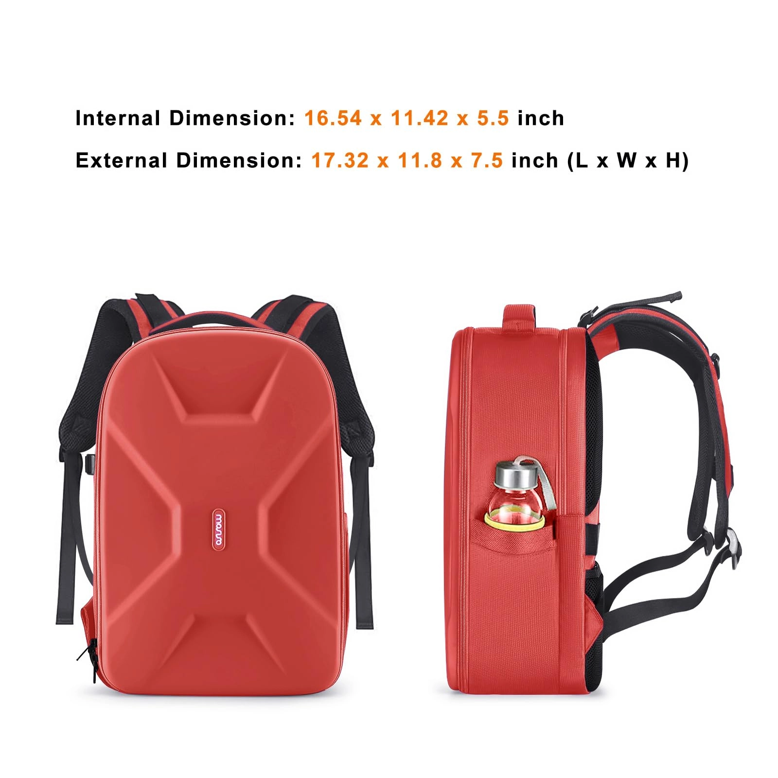 Mocamhsbg - 7.5"D x 11.8"W x 7.5"H Compatible with Canon/Nikon/Sony Hard Shell