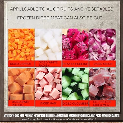 Commercial Vegetable Dicer - 200 watts