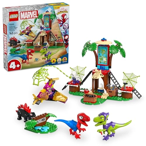 Marvel Spidey and Gobby’s Raptor Battle at Tree House HQ - Spider-Man
