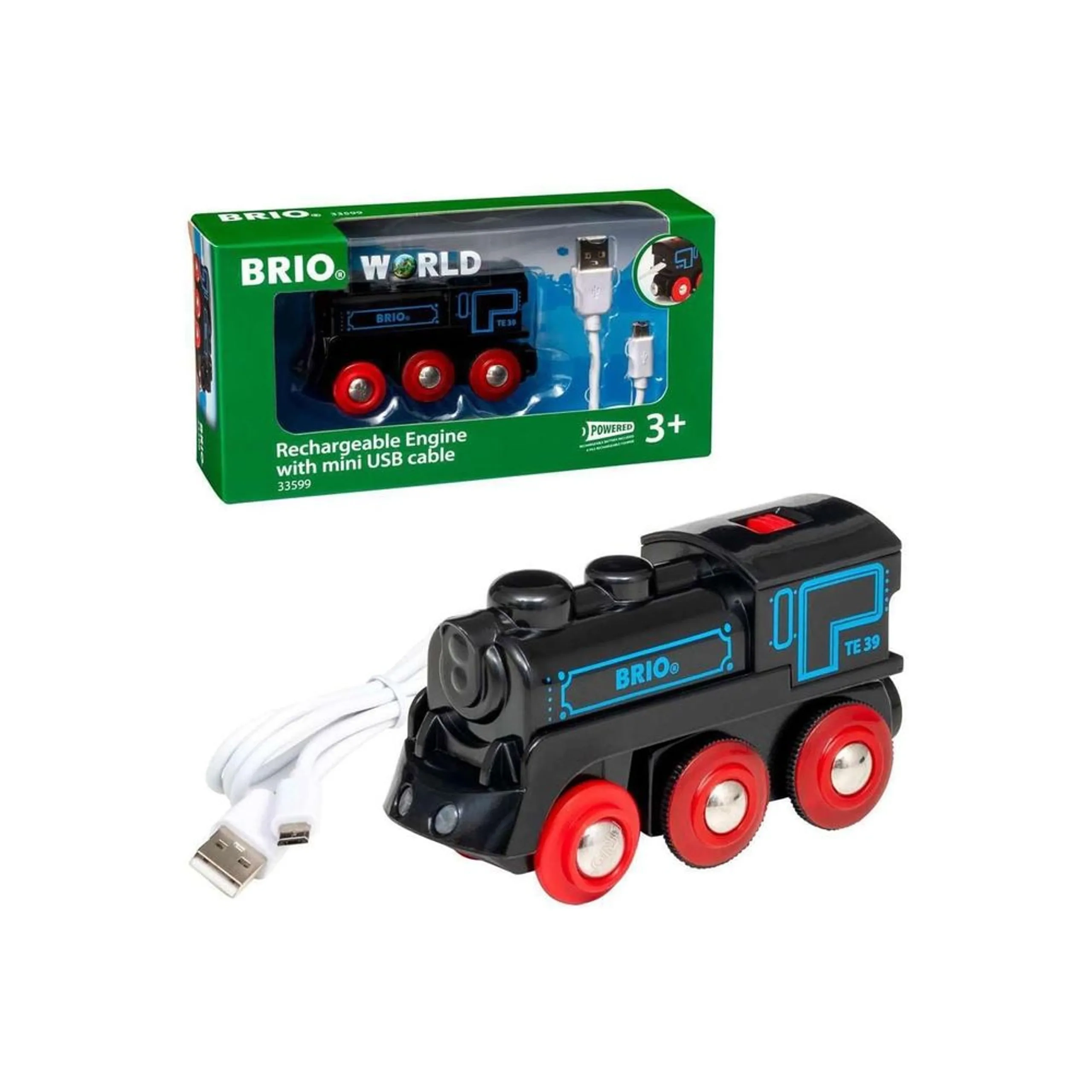 BRIO World Rechargeable Engine - 2 Pcs