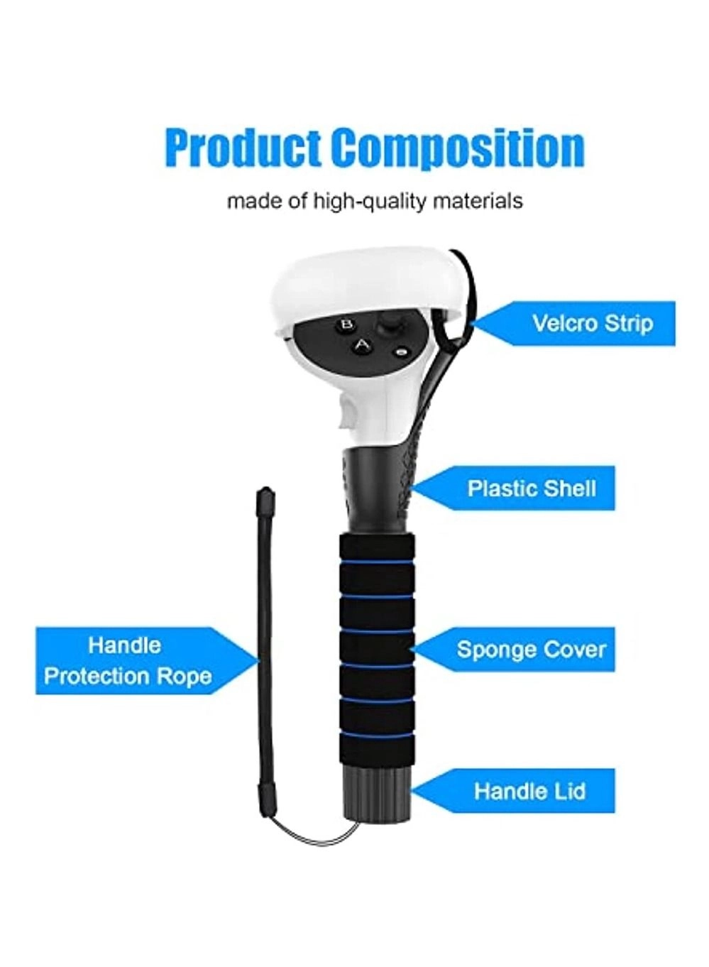 Dual Gamepad Extension Grips