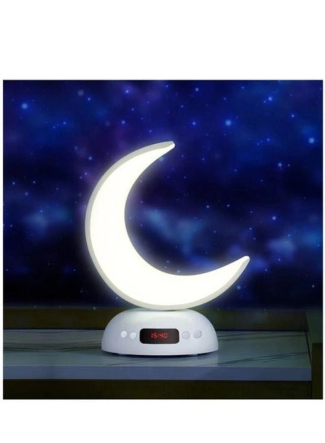 Arabic Quran Speaker - LED Moon Light Azan Alarm Clock