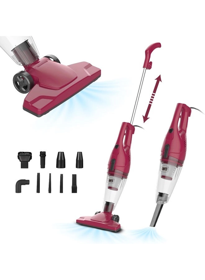 (Renewed) 2-in-1 Handheld Stick Vacuum Cleaner - 600W 17000Pa 0.8L