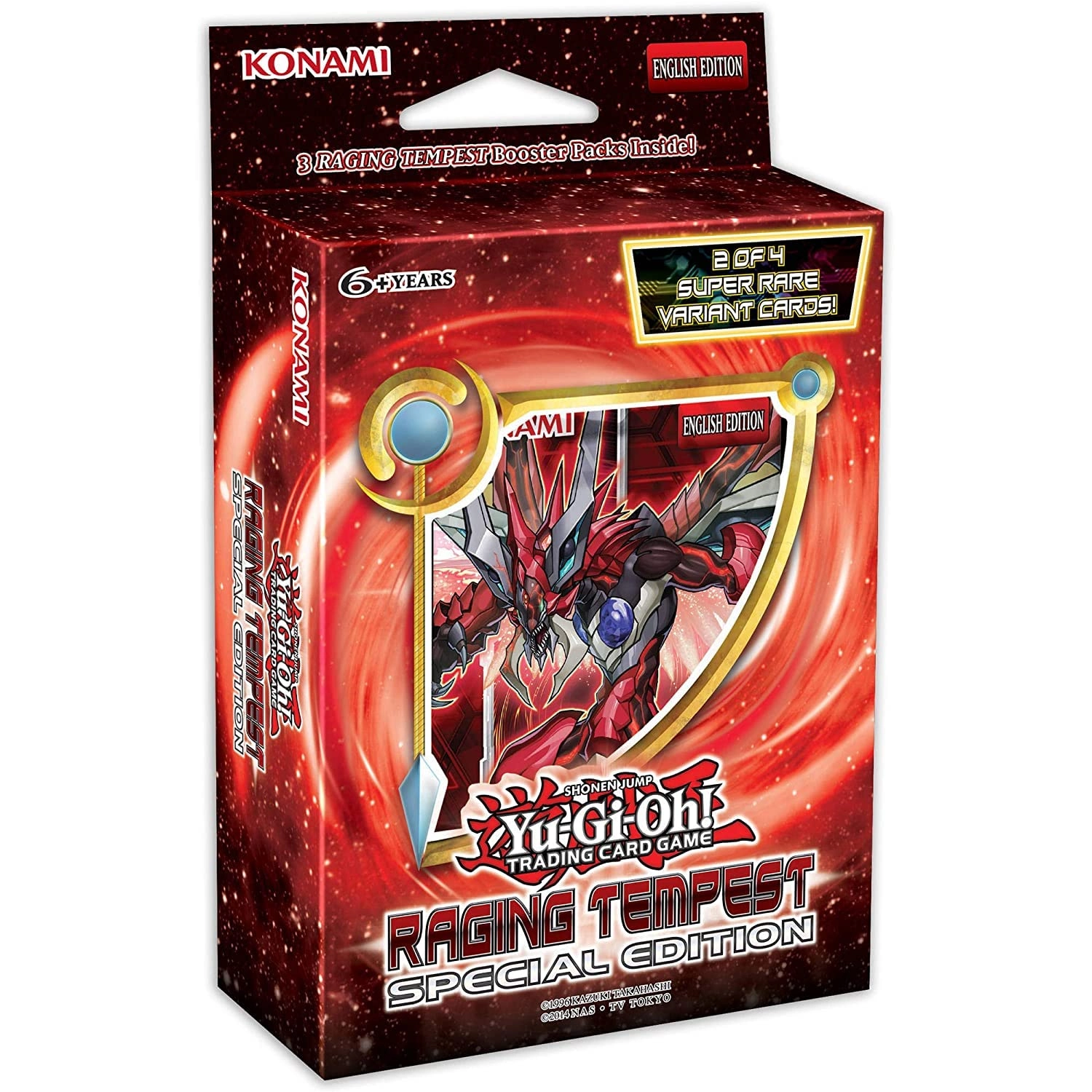 Yu-Gi-Oh! Raging Tempest Wm Deck - Special Edition 3 booster packs
