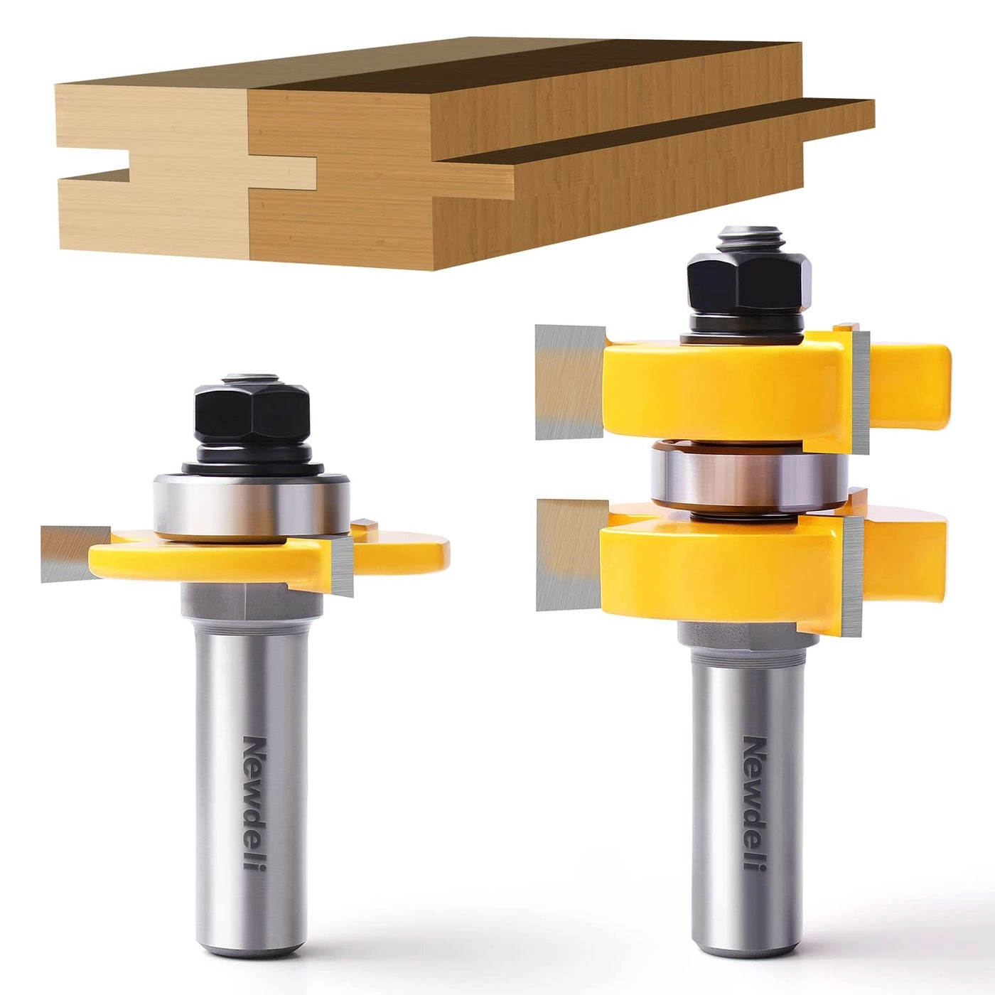 Tongue and Groove Router Bit Set