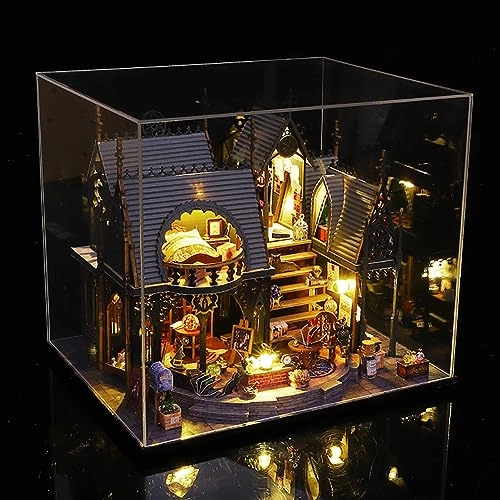 Miniature Wooden Dollhouse Furniture Kit - Creative Room 1:24