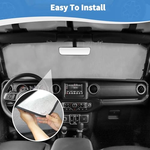 Front Windshield Sunshade - Jeep Jeep Wrangler JL 2018