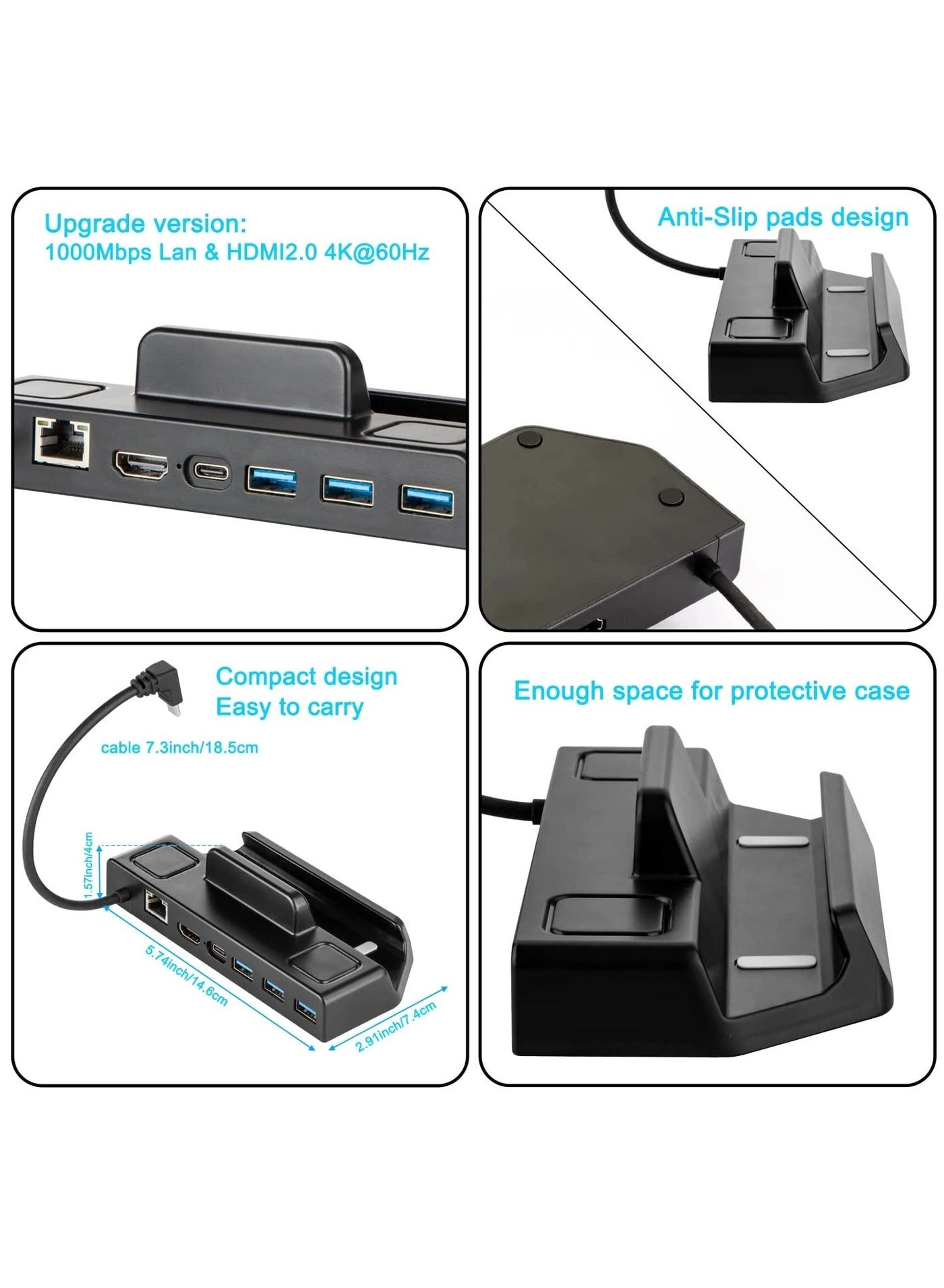 Docking Station for Steam Deck - USB Type-C PD