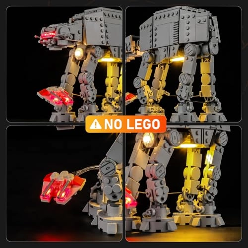 Led Light for Lego-75440 at-at - Easy Install Hidden Wiring