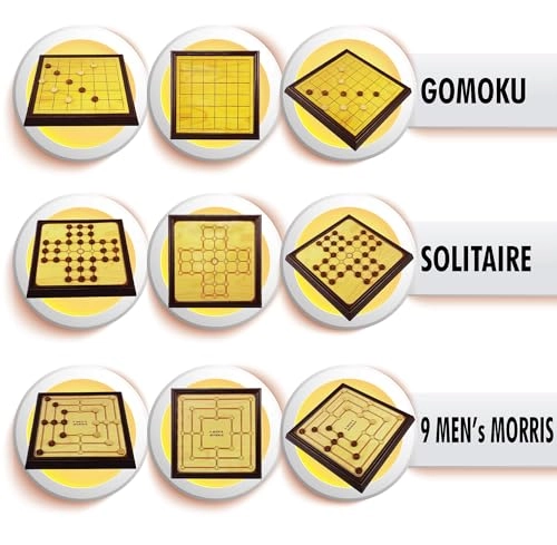 12-in-1 Portable Board Games Set