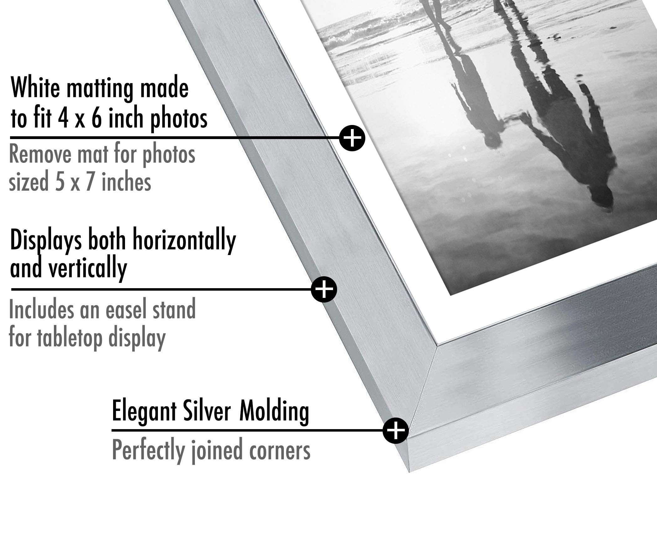 Hinged Picture Frame - 5x7 Two Displays