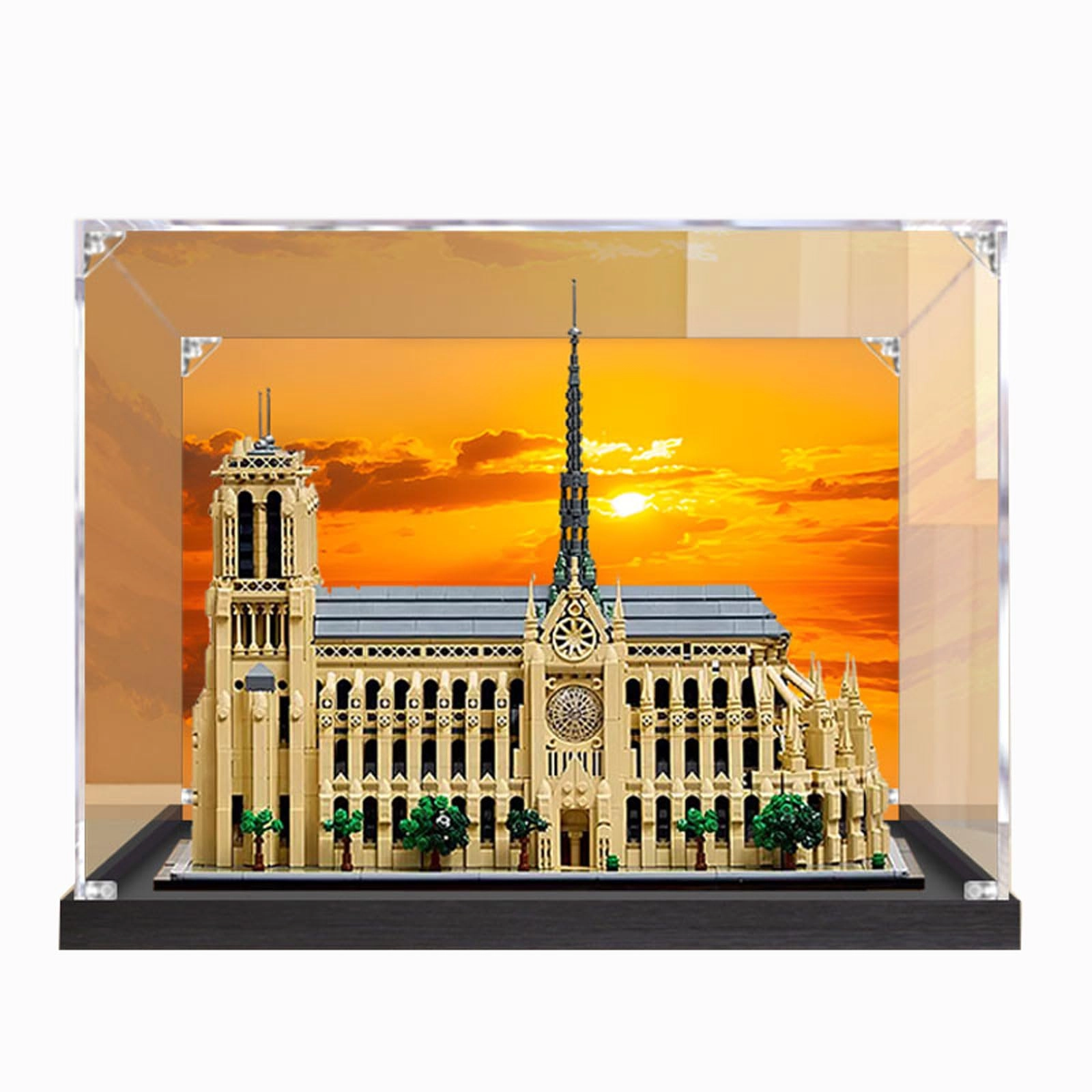 Clear Acrylic Display Case - 45 x 25 x 35 cm 3MM for Set 21061