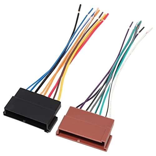 RED WOLF Radio Wiring Harness Connector Adapter - Ford F150 1986-1998, 1995-2001 Expedition, 1986-1997 Ranger, Lincoln/Mercury 1986-1994