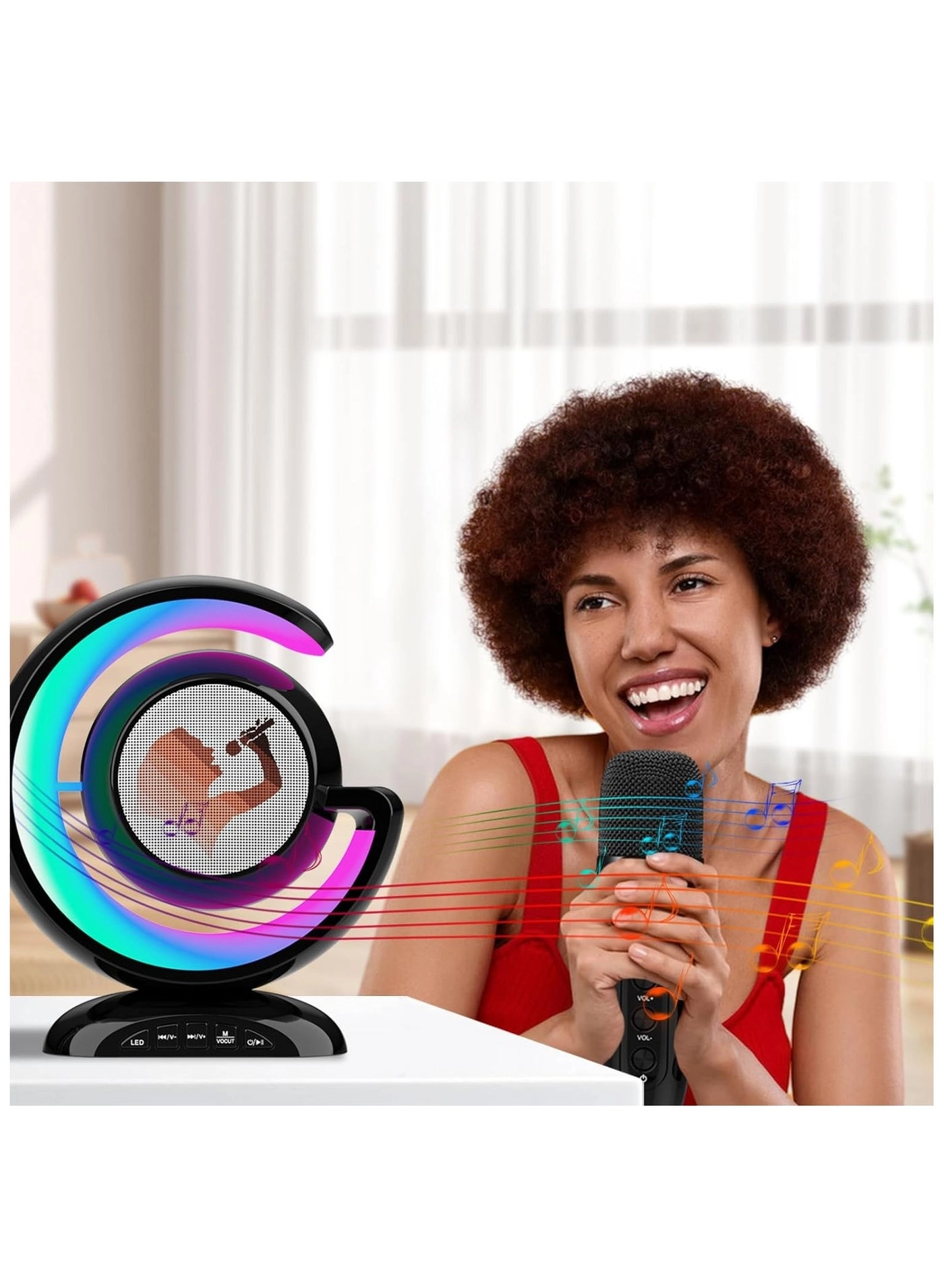 219 Bluetooth Karaoke Speaker System - 2