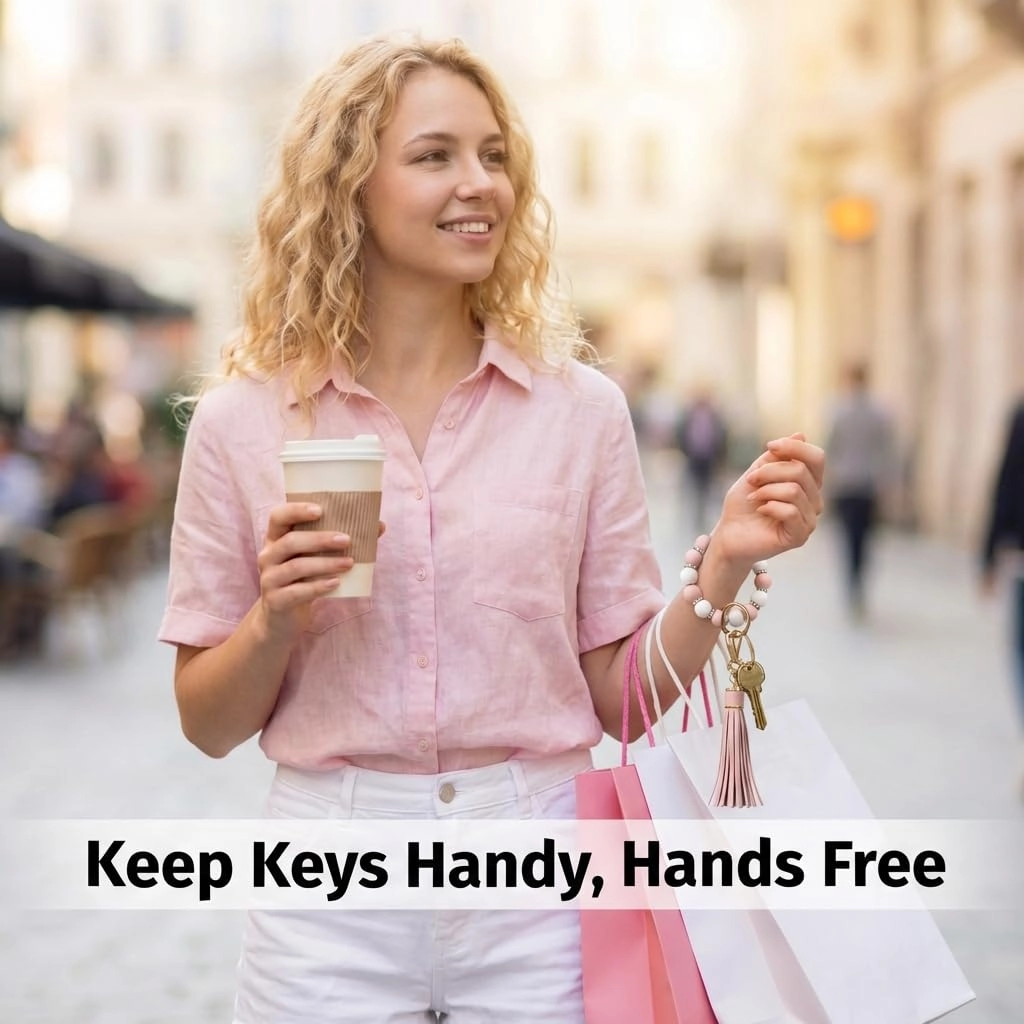 Key Ring Bracelet - Car