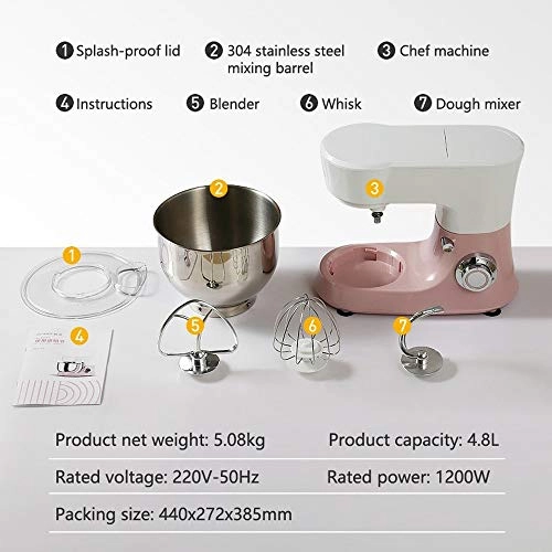 Multifunctional Stand Mixer - 4.8L 1000W