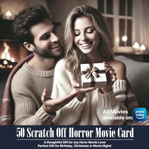 Horror Movies Scratch Off Cards - English Adult