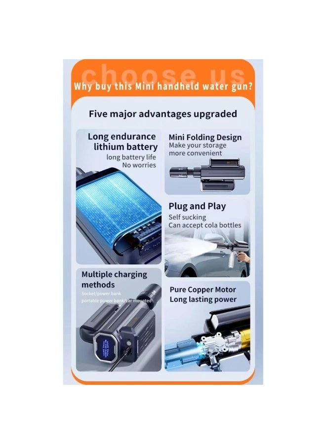 5-in-1 Multi-Function Pressure Washer Nozzle Gun Head