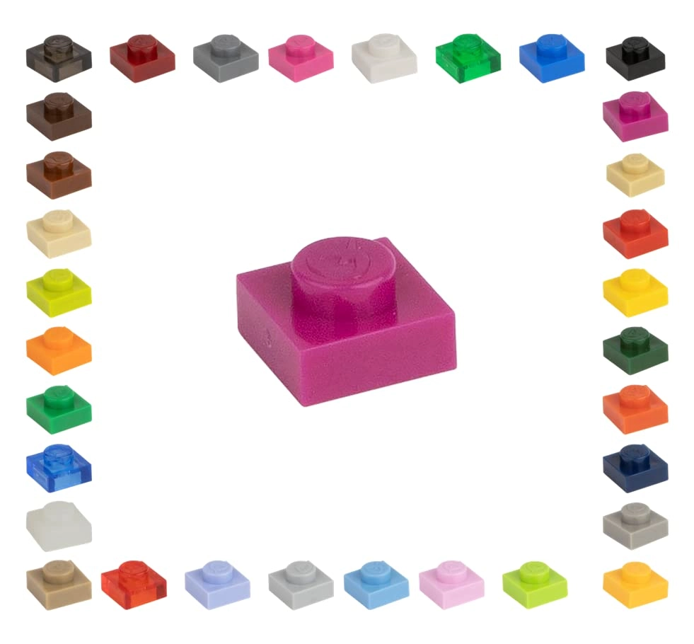 Clamping Blocks - 100 pcs 1x1 Red