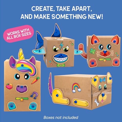 Boxineers Cardboard Animals - 5 Years 90 pieces