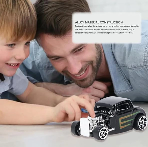 Vintage Car Set - 6 pcs