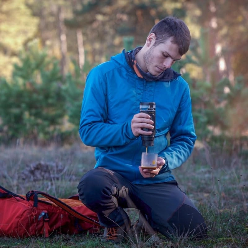 Portable Espresso Machine - 60 Milliliters Espresso Capsules or Ground Coffee