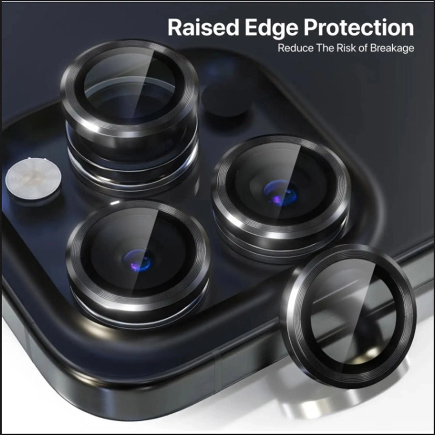 HD Anti-Glare Glass Camera Lens Protector for iPhone 17 Pro and iPhone 17 Pro Max