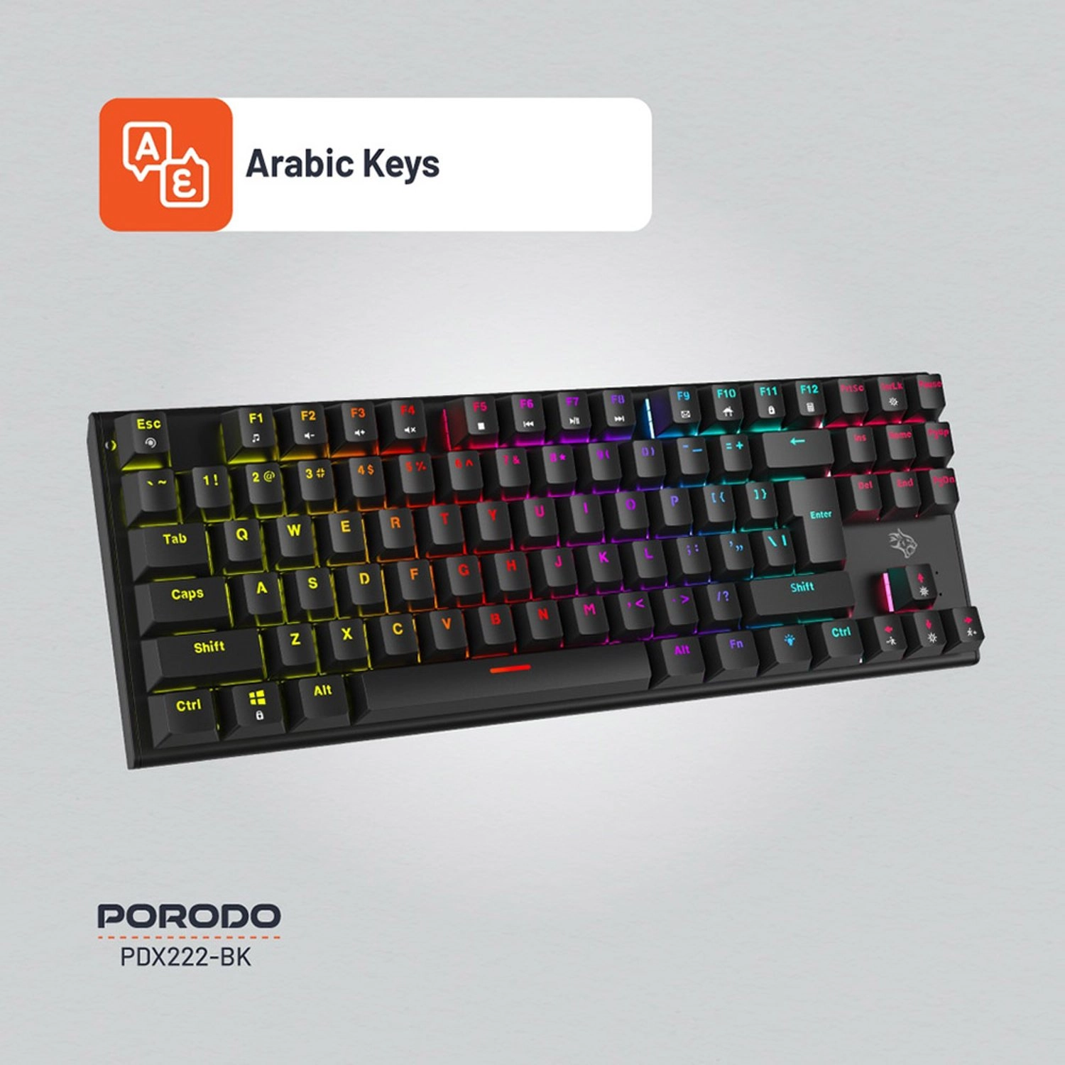 61 Keys Pudding Mechanical Keyboard - EN/AR Wired