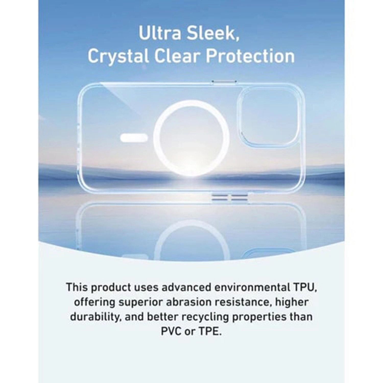 Magnetic Case Transparent for iPhone 16 Pro