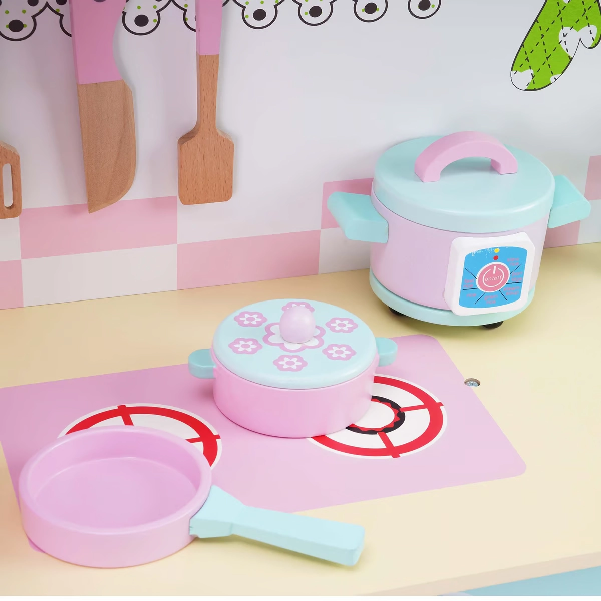 Kids Outdoor Wooden Dream Kitchen Set (GB-MSN 24001)