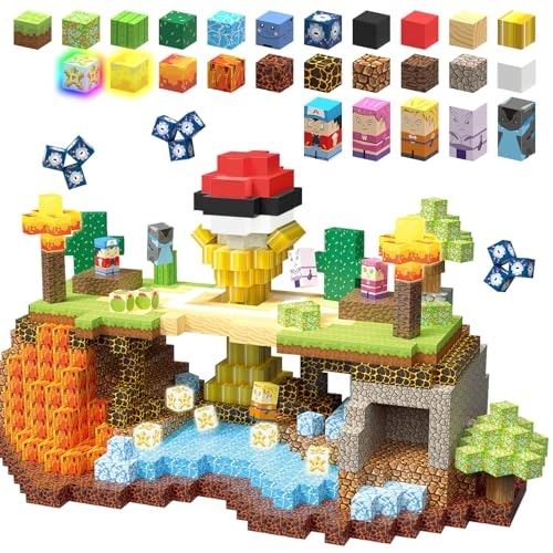 Magnetic Building Blocks - 200 pcs