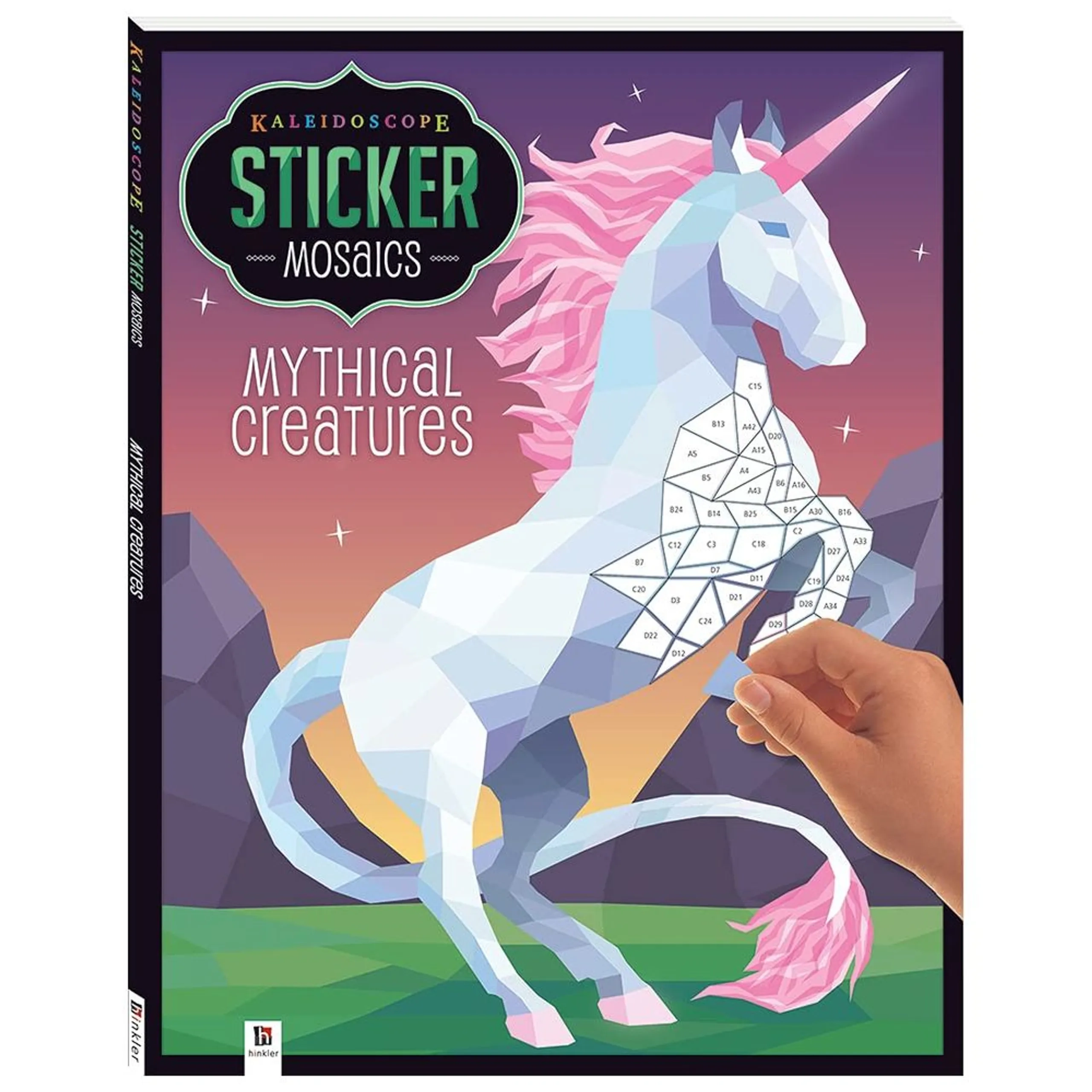 Kaleidoscope Sticker Mosaics - Mythical Creatures over 600 stickers