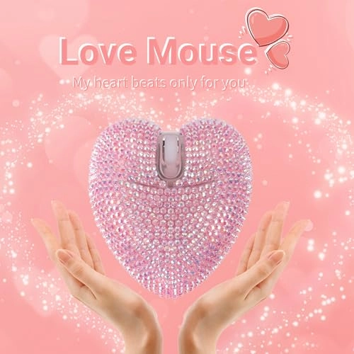 Heart-Shaped Mouse - Bluetooth USB