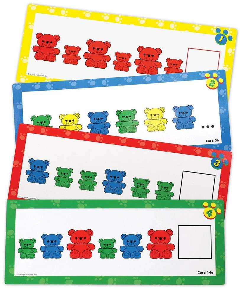 Compare Bears Pattern Cards - 3+ Years 16 piece(s)