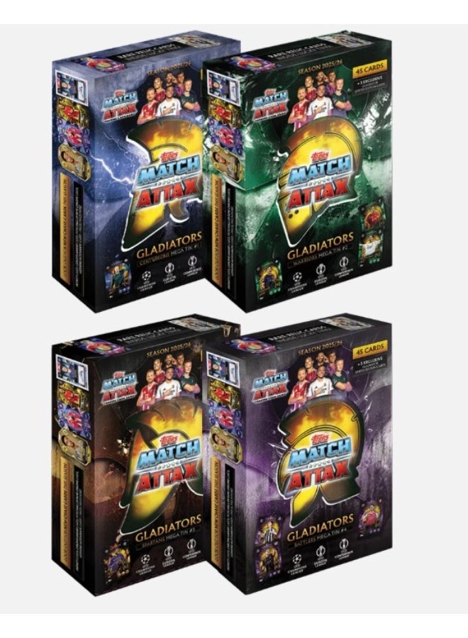 Match Attax 2025/26 - Mega Tin - 45pcs