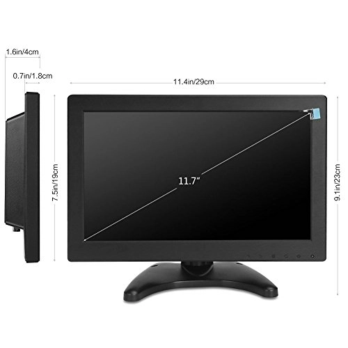 CCTV PC Monitor - BW1116M 11.6 Inches 1366 x 768