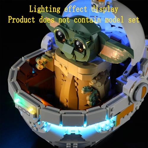 LED Light Kit for LEGO Grogu with Hover Pram 75403