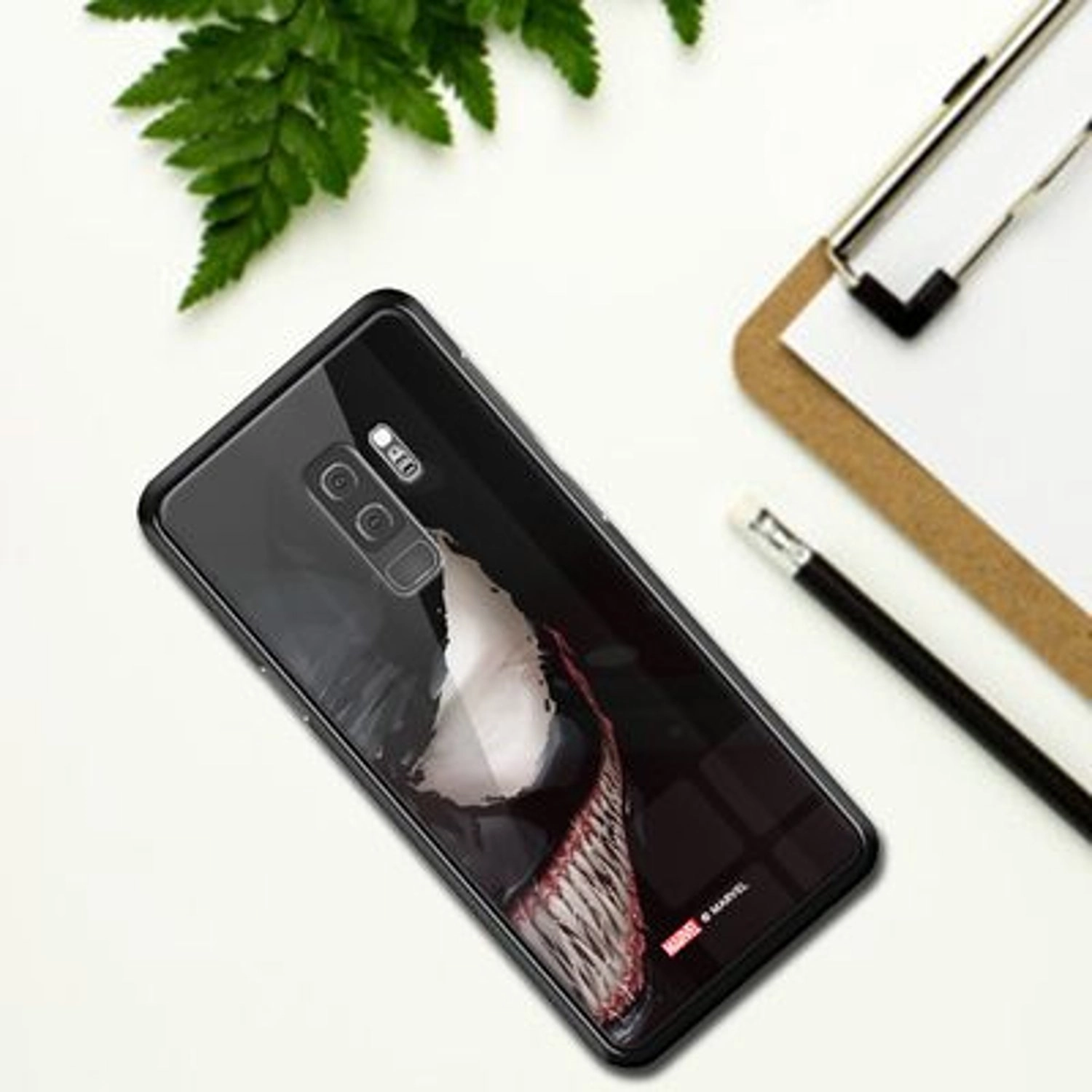 Venom Half Profile Face Back Case for Galaxy S9 Plus
