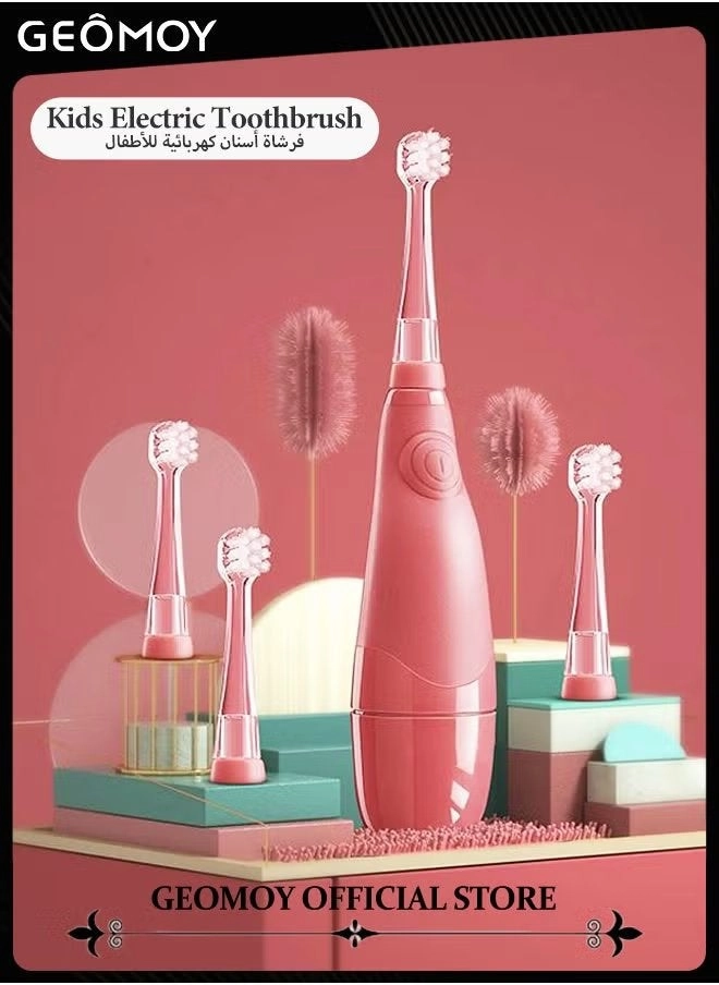 Geomoy Electric Toothbrush - Sonic 1 to 5 Years IPX7 Waterproof