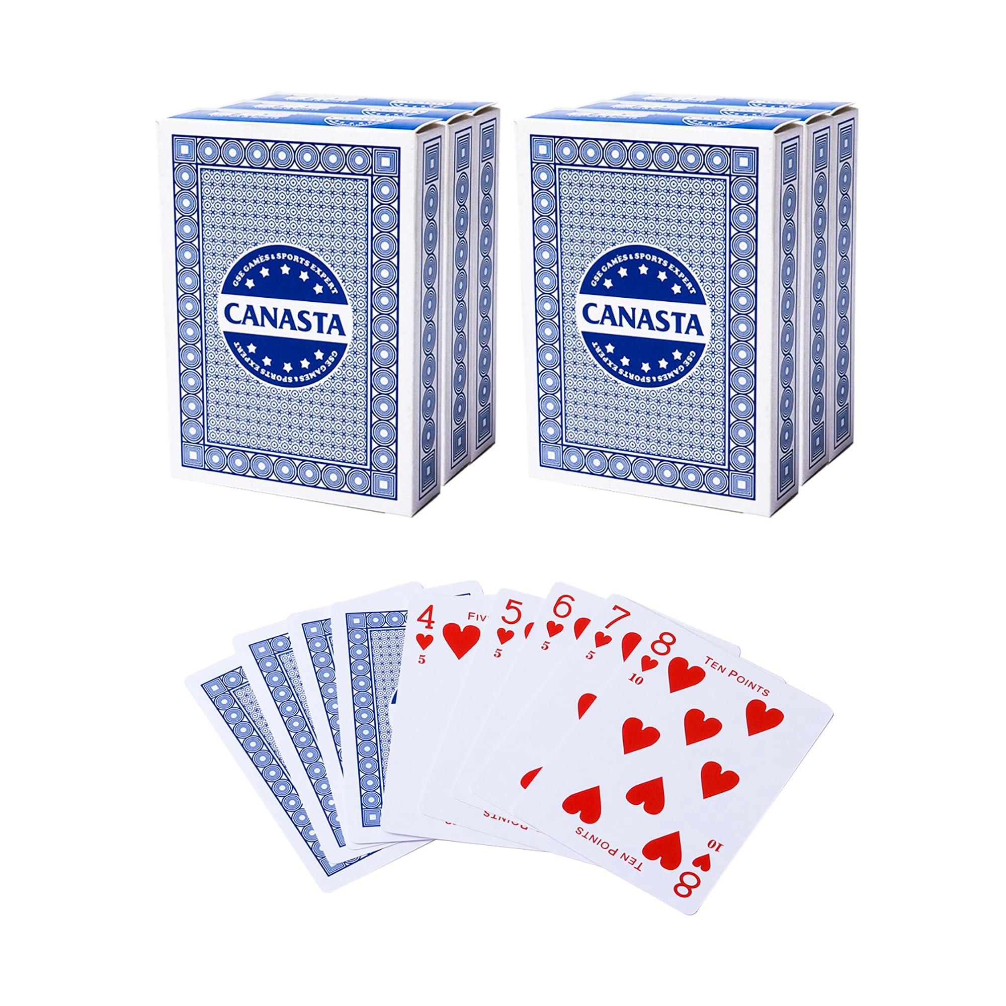 GSE Games & Sports Expert Canasta - Card Game Set
