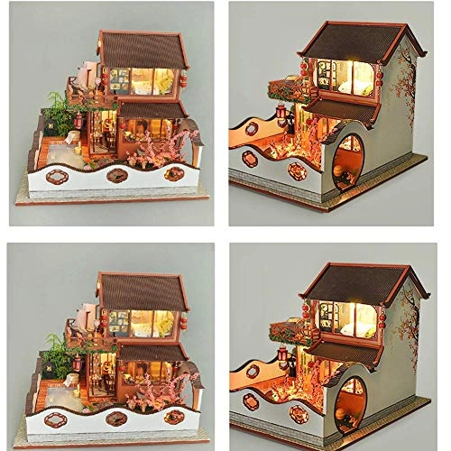 Dollhouse Miniature DIY House Kit - 1:24 Scale
