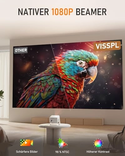 Smart Mini Projector - 27000L 1080P