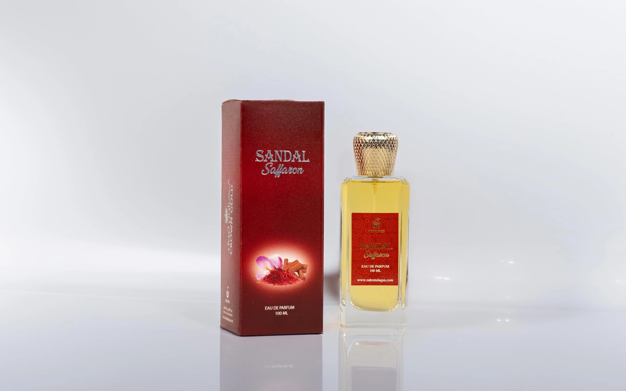 Zahrat Al Aqsa Perfumes Sandal Saffron Eau de Parfum - 100ml